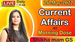 Current Affairs | Live Practice 24 | Shikha mam GS