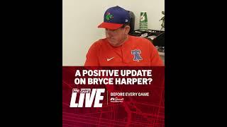 Rob Thomson provides another update on Bryce Harper's wrist injury 