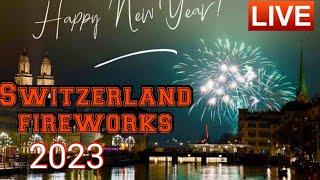 Happy New Year 2023 Live  Switzerland puts on spectacular New year's fireworks 