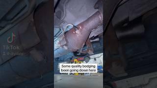 Came across this bodge repair on a Mitsubishi Shogun today 
