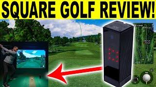 Square Golf Launch Monitor Review: Unboxing & First Impressions! (Golf Simulator)