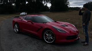 Late night drive in 500hp Corvette C7