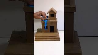 Beautiful mini house making with clay  | ️️ | #house #art #clayart #shorts #bhojpuri