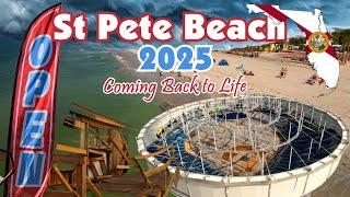 Update ST PETE BEACH 2025 | Coming Back After Hurricanes Helene & Milton.