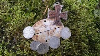 ВОТ ЭТО НАХОДКИ!!!ВОЕННЫЙ СБРОС С  НЕМЕЦКОГО АЭРОДРОМА/КОП ПО ВОЙНЕ/WW2 METAL DETECTING.