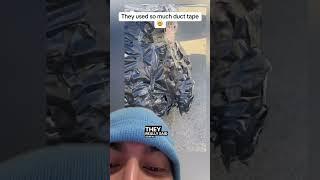 They only used duct tape to fix their car