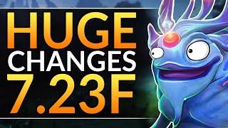 What You MUST KNOW in Patch 7.23F - HUGE CHANGES, BUFFS and NERFS - Dota 2 Meta Guide