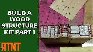 How to Build and Weather a Craftsman Wood Structure KIt for Your Model Railroad Layout