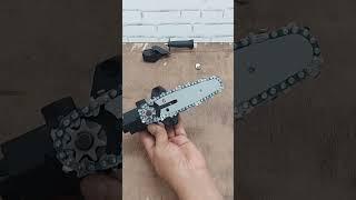 Mini chainsaw tool attachment for electric hand drill | #shorts #ytshorts