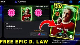 New Free Epic Denis Law & New Blitz Curler Player in eFootball 2025 Mobile