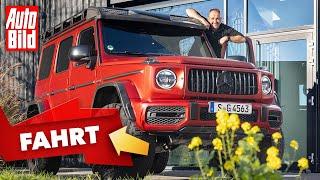 Mercedes-AMG G 63 4x4² (2022) | So fährt sich das 585 PS V8-Gelände-Monster | mit Thomas Geiger