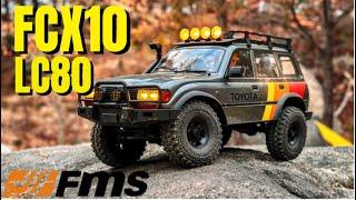 FMS FCX10 LC80 Toyota Land Cruiser - Run & Review!