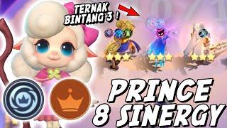 CONNIE 3 PAKE PRINCE 8 SINERGY + RUNE THE MORE THE MERRIERER ! INI GILA COY ! BINTANG 3 HERO APAPUN!