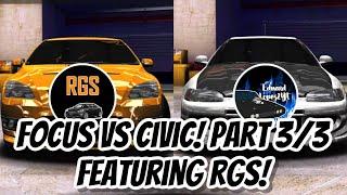 Focus VS Civic RR2 Battle! Part 3/3 Featuring RacingGamerSlovenia!