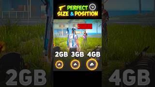 Perfect Fire Button Size & Position For Headshot | For 2gb 3gb 4gb Ram..