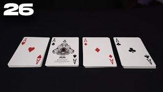 Spectator finds the 4 Aces! (Card Magic Tutorial)