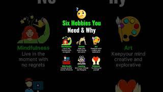 UNLOCK YOUR POTENTIAL! Six Hobbies You Need to Boost Productivity & Happiness #shorts #hobbies