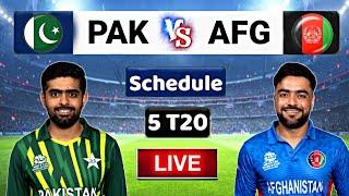 Pakistan Vs Afghanistan Series Full Schedule 2023 • Pak Vs Afg Date And Time 2023