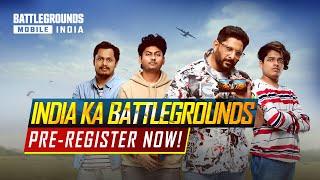 Pre-Register BATTLEGROUNDS MOBILE INDIA