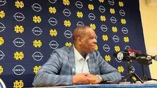 UNC Basketball: Hubert Davis Post-Notre Dane Press Conference :