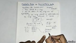 Huckel's Rule or (4n+2)πe-s rule || Aromatic Compounds || Explanation with example.