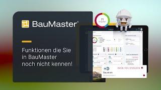 Funktionen die Sie in BauMaster noch nicht kennen!
