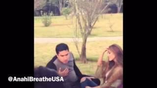 Anahi y Julion Álvarez Grabando Eres Video (Preview)