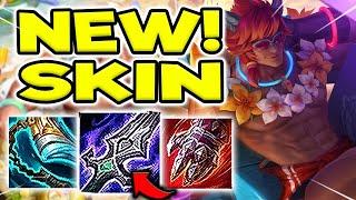 *NEW* BEST SKIN EVER! SETT TOP IS STRONG (POOL PARTY SETT) - Sett TOP Gameplay Guide Season 11