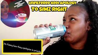 Unfiltered Kedi makes a private apology to Simz right