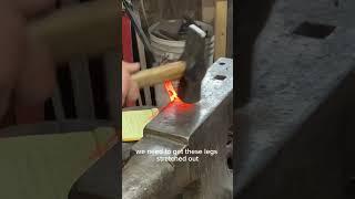 Striking the heart #blacksmith#project #art #dewallsforge