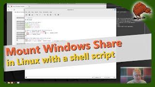 Linux: Mount Windows share with script