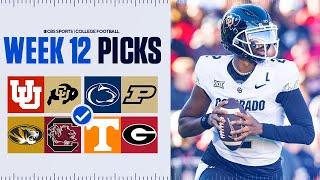 Picks for EVERY Top 25 game in College Football [Full Week 12 Predictions]