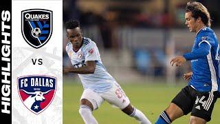 HIGHLIGHTS: San Jose Earthquakes vs. FC Dallas | September 17, 2022