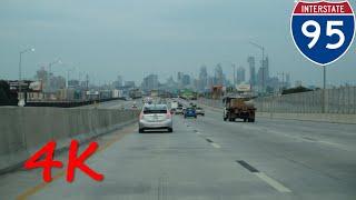 ⁴ᴷ Interstate 95 (Philadelphia/Pennsylvania) southbound [4K VIDEO]