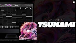 [FREE] Best Lofi Midi Kit 2022 - TSUNAMI (Chill, Calm, Relaxed) Lofi Retro Piano sample Pack 