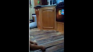 RV Peel & Stick Floor Remodel