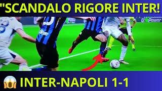 " INTER-NAPOLI 1-1: IL RIGORE DELLA DISCORDIA CHE SCANDALIZZA TUTTI! ️"