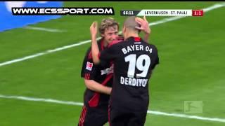 Bayer Leverkusen 2 - 1 St. Pauli Alle Tore und Full Match Highlights *HD* Bundesliga 10.04.11