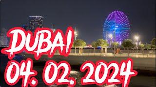 #4k || Dubai night at marina || 4 February 2024