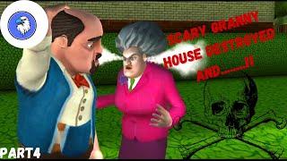 Scary granny house destroyed ft.scary stranger and ...... | RJGaming | Part 4