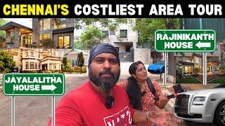 Chennai's RICHEST AREAPart 2 Poes Garden TourRich Celebrity HousesFun Vlog