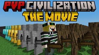 Minecraft but I survive in PVP CIVILIZATION [THE MOVIE]