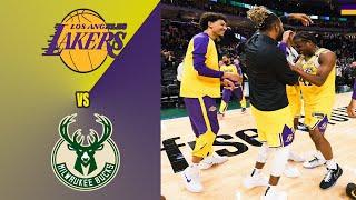 Lakers vs Bucks | Pre Season Lakers Highlights