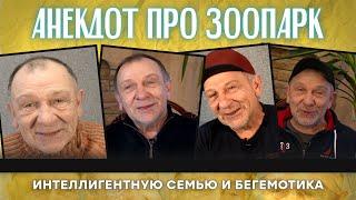 Анекдот про зоопарк, интеллигентную сем'ю и бегемотика