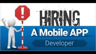 Hiring A Mobile App Developer