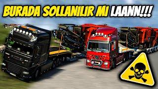ALP DAĞLARINA TIRMANDIK !! | 2 TIR 44 TON İŞ MAKİNESİ ( 20 İLE ÇIKTIK LAAN !!!) | TRUCKERSMP ETS 2