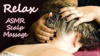 ASMR Scalp Massage by Professional Massage Therapist,  Whispering & Hair Sounds for Sleep