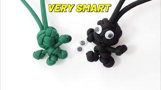 How to Make the Smartest Big-Head Paracord Buddy Key Fob - Easy DIY Tutorial #craft