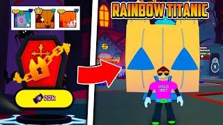 ПОЛУЧИЛ RAINBOW TITANIC PUMPKIN CAT В PET SIMULATOR 99 В РОБЛОКС! ROBLOX