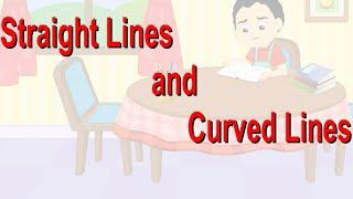 Straight Lines and Curved Lines | Class 1| Living Maths | Full Animation | Kids |